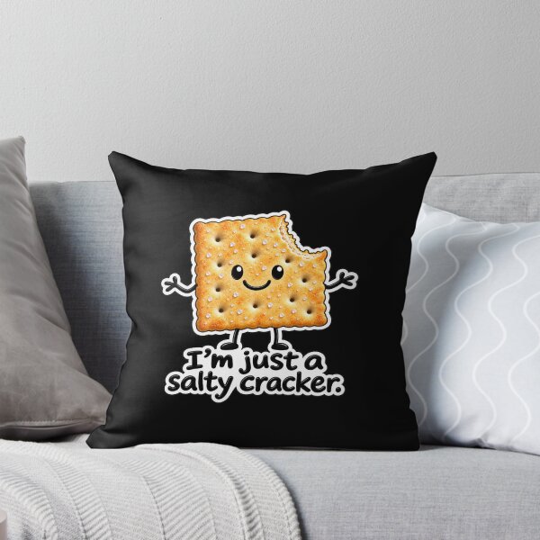 Item preview, Just a Salty Cracker designed and sold by SnarkyPelican.