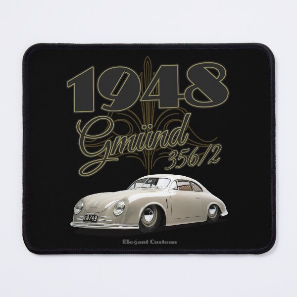 Item preview, 1948 356/2 Gmünd Coupe Outlaw Chopped with text - Lowrider, Kustom, Hot Rod, Muscle Car designed and sold by Elegant Customs.