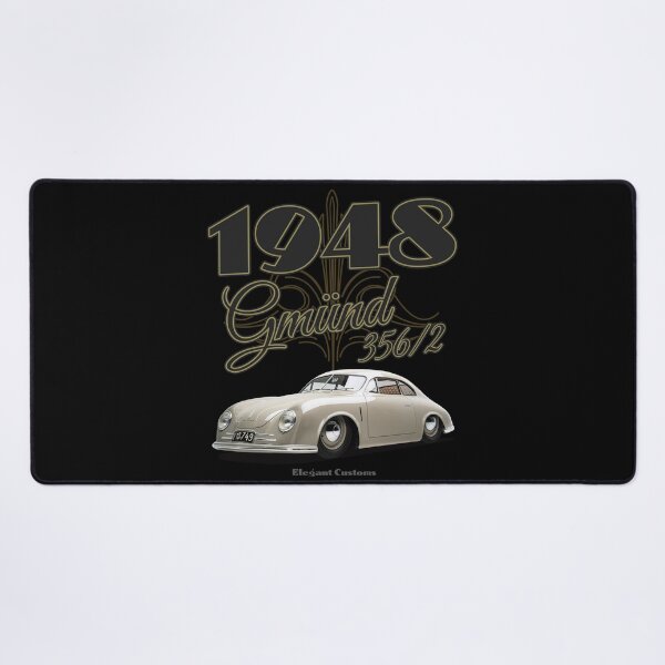 Item preview, 1948 356/2 Gmünd Coupe Outlaw Chopped with text - Lowrider, Kustom, Hot Rod, Muscle Car designed and sold by Elegant Customs.