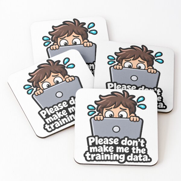 Item preview, Please Dont Make Me The Training Data Funny AI Quote Design designed and sold by Kenzie & Co.
