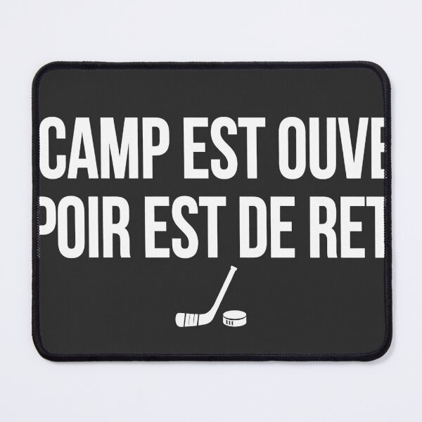 Item preview, The camp is open, hope is back — Humorous hockey T-shirt designed and sold by True North Thread.