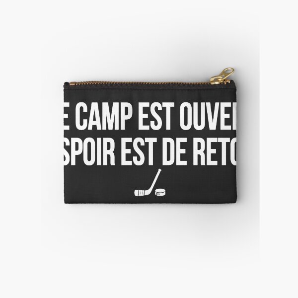 Item preview, The camp is open, hope is back — Humorous hockey T-shirt designed and sold by True North Thread.