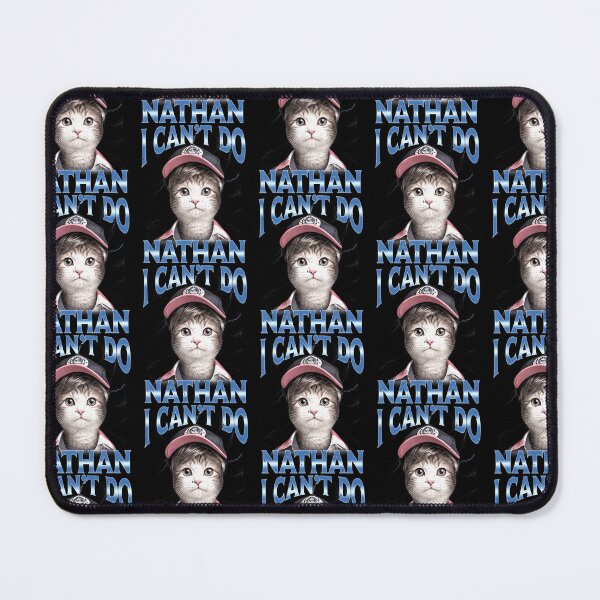 Item preview, I Cant Do Nathan Funny Video Gamer Meme Bootleg Cat designed and sold by OddityVault.