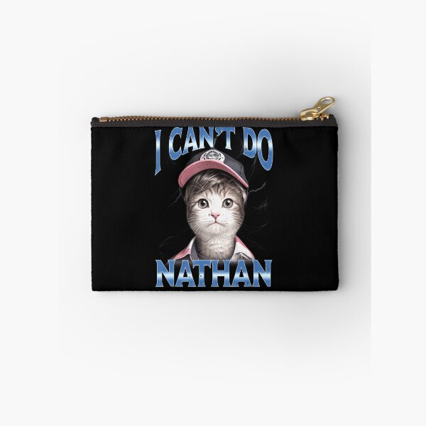 Item preview, I Cant Do Nathan Funny Video Gamer Meme Bootleg Cat designed and sold by OddityVault.
