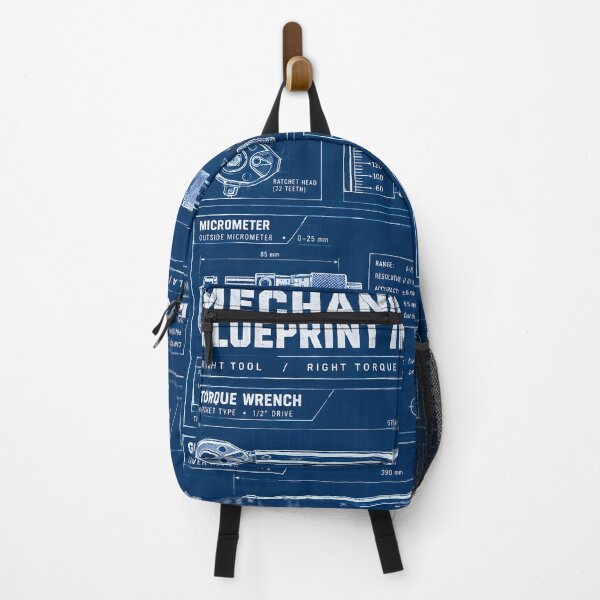 Item preview, Mechanical Blueprint Inventory Trade Tools Machinist Shirt designed and sold by StudioBilly3000.