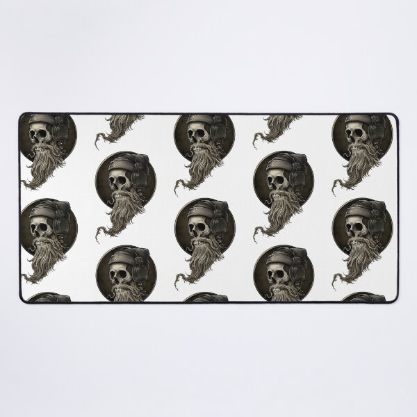 Item preview, Viking Vintage Skull Beard With Headphone designed and sold by Enchans.