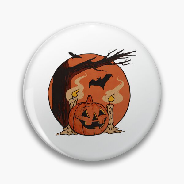Item preview, Vintage Pumpkin Scene Halloween designed and sold by Enchans.