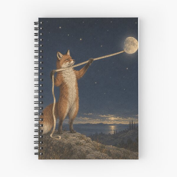 Item preview, The Fox Who Measured the Night designed and sold by SEIMEI2025.