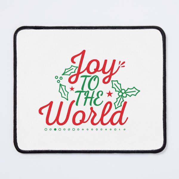 Item preview, Joy to the World Christmas Quote Festive Holiday Vibes designed and sold by FuzionRaptor.