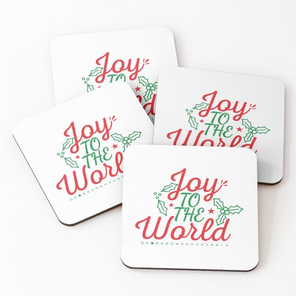 Item preview, Joy to the World Christmas Quote Festive Holiday Vibes designed and sold by FuzionRaptor.