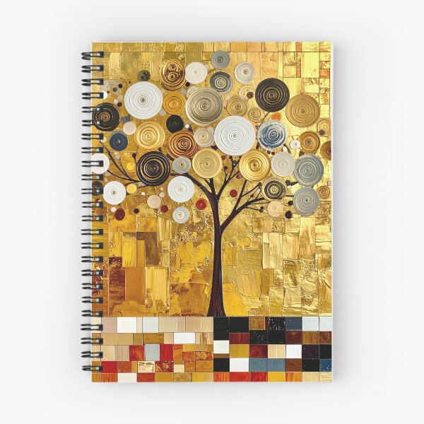 Item preview, Ornate Gold Leaf and Mosaic Circle Tree designed and sold by Vicky Brago-Mitchell®.