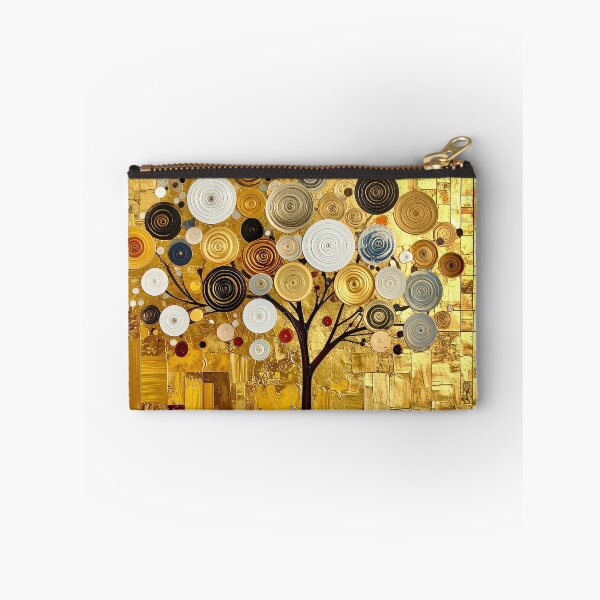 Item preview, Ornate Gold Leaf and Mosaic Circle Tree designed and sold by Vicky Brago-Mitchell®.