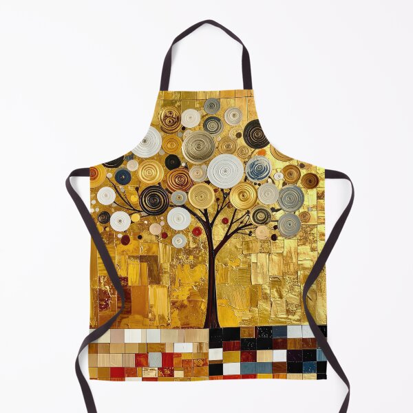 Item preview, Ornate Gold Leaf and Mosaic Circle Tree designed and sold by Vicky Brago-Mitchell®.
