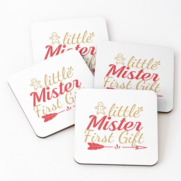 Item preview, Little Mister First Gift Christmas Quote Holiday Vibes designed and sold by FuzionRaptor.