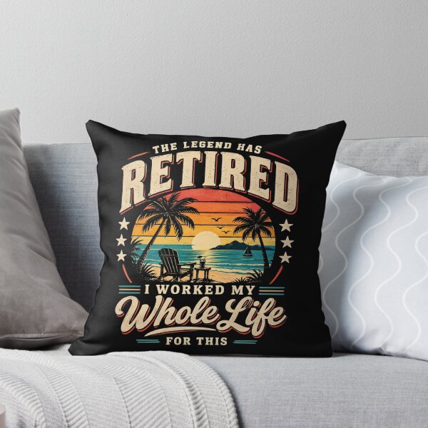 Item preview, The Legend Has Retired I Worked My Whole Life for This designed and sold by a-turner-paint.