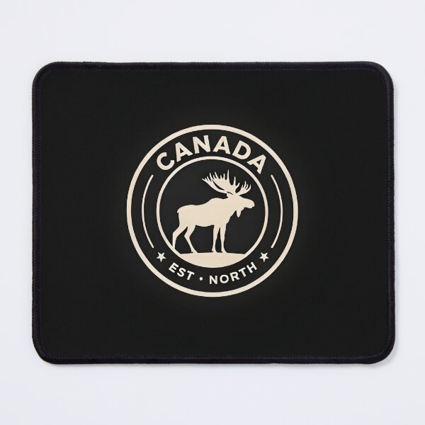 Item preview, Vintage Canadian Moose Circular Badge Emblem Vector designed and sold by Shutter-Dragon.