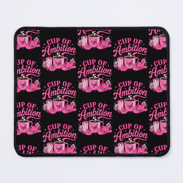 Item preview, Pour Yourself A Cup Of Ambition Funny Pink Western Coffee designed and sold by OddityVault.