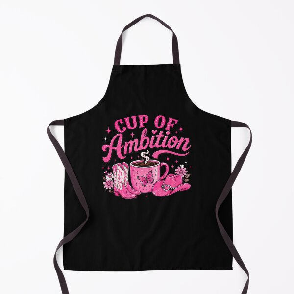 Item preview, Pour Yourself A Cup Of Ambition Funny Pink Western Coffee designed and sold by OddityVault.