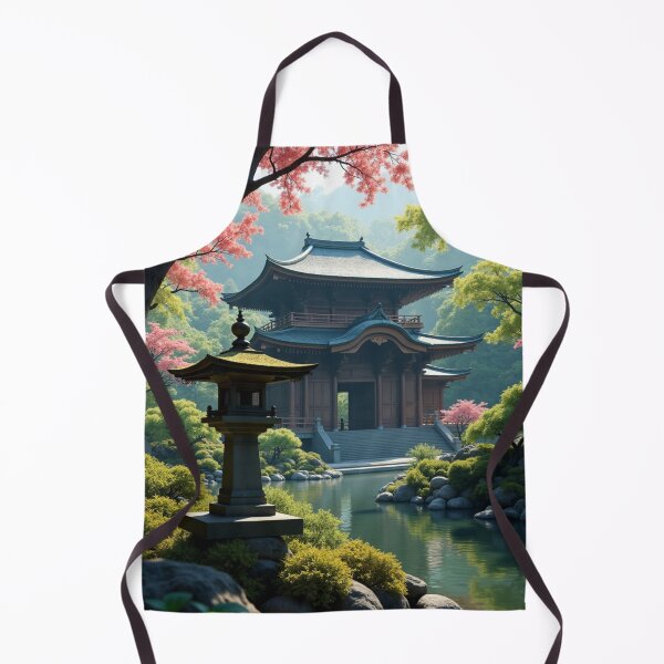 Item preview, Garden of Tranquil Waters  Japanese Temple Retreat designed and sold by nhk999.