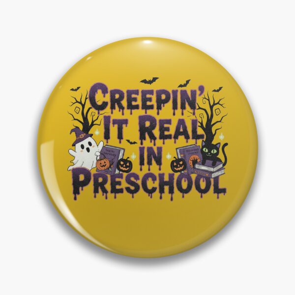Item preview, Creepin It Real Preschool Teacher Graphic designed and sold by Exquisite Design Studio „Paculówka”.