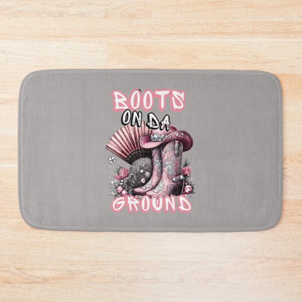 Item preview, Pink Cowgirl Boots Western Floral Fan Roots On Da Ground designed and sold by MitomaMoller.