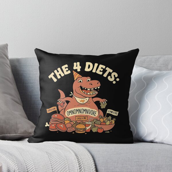Item preview, Funny Omnomnomnivore Dinosaur The 4 Diets T-Rex designed and sold by OwenFuhrman.
