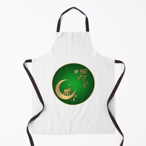 Item preview, My First Eid -  Gold And Green Short Sleeve designed and sold by merchwemam.