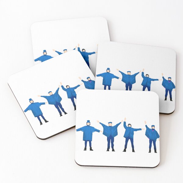 Item preview, The Beatles Help Album Cover Minimalist Design designed and sold by Nietzschy.