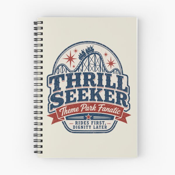 Item preview, "Thrill Seeker" a ThemePark Fanatic Design designed and sold by NicheWearStudio.
