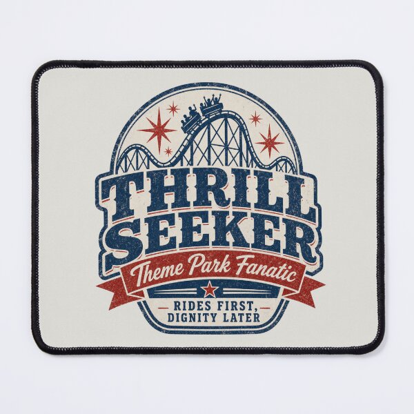 Item preview, "Thrill Seeker" a ThemePark Fanatic Design designed and sold by NicheWearStudio.