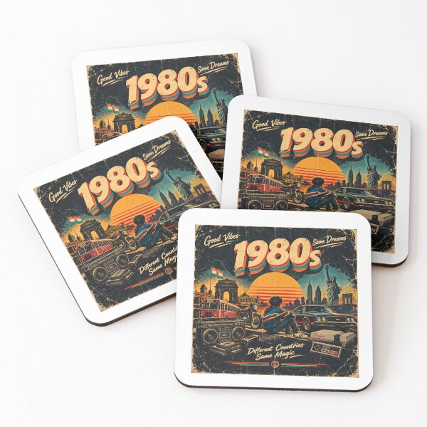 Item preview, 1980s Retro Vintage Design | 80s Nostalgia India & USA designed and sold by DearArts888.