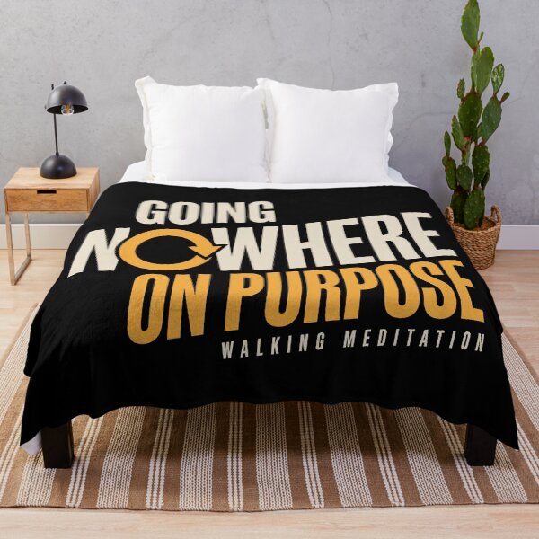 Item preview, Walking Meditation Bold Type: Going Nowhere on Purpose designed and sold by Osmose-Studio.