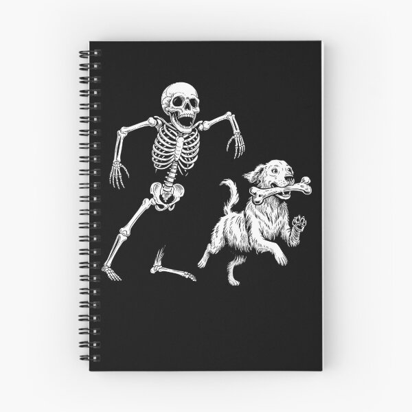 Item preview, Skeleton Chasing Dog Funny Skeleton Halloween designed and sold by studio-ssaam.