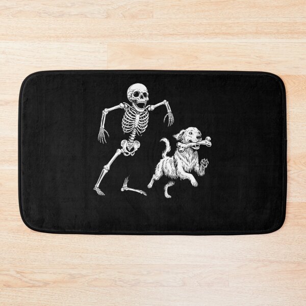 Item preview, Skeleton Chasing Dog Funny Skeleton Halloween designed and sold by studio-ssaam.