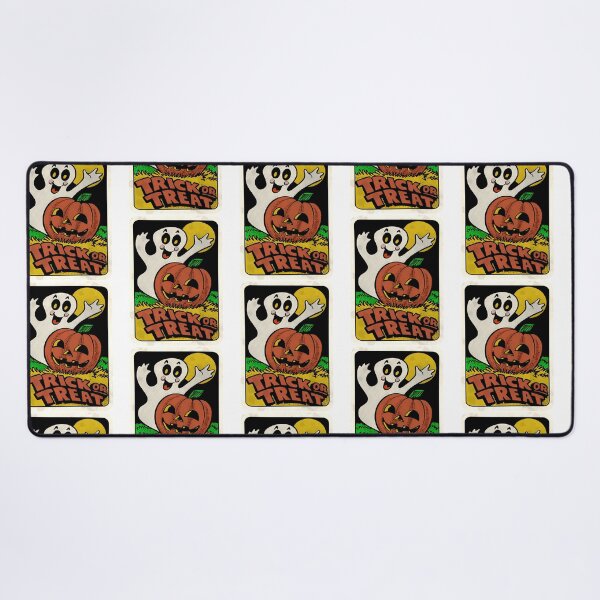 Item preview, Vintage Halloween Trick Or Treat Ghost With Pumpkin designed and sold by CherubsStudios.