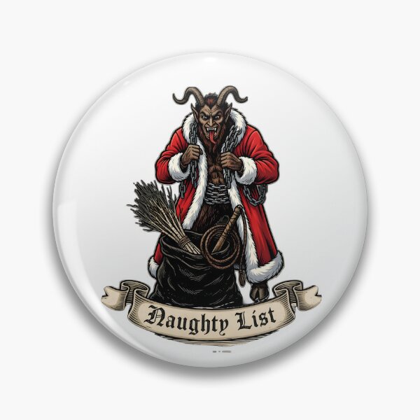 Item preview, Krampus Naughty List designed and sold by The She Shed.