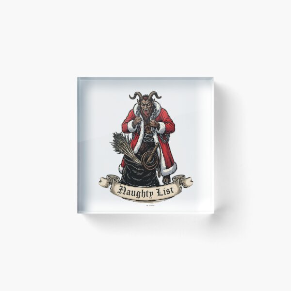 Item preview, Krampus Naughty List designed and sold by The She Shed.