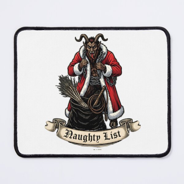 Item preview, Krampus Naughty List designed and sold by The She Shed.