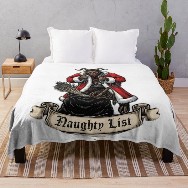 Item preview, Krampus Naughty List designed and sold by The She Shed.