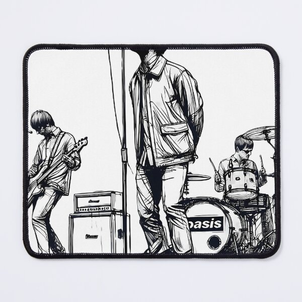 Item preview, Oasis Performing Retro Britpop Band designed and sold by Zeghdoud.