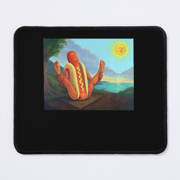 Item preview, Sunning Hotdog Funny Hot Dog Meme designed and sold by studio-ssaam.