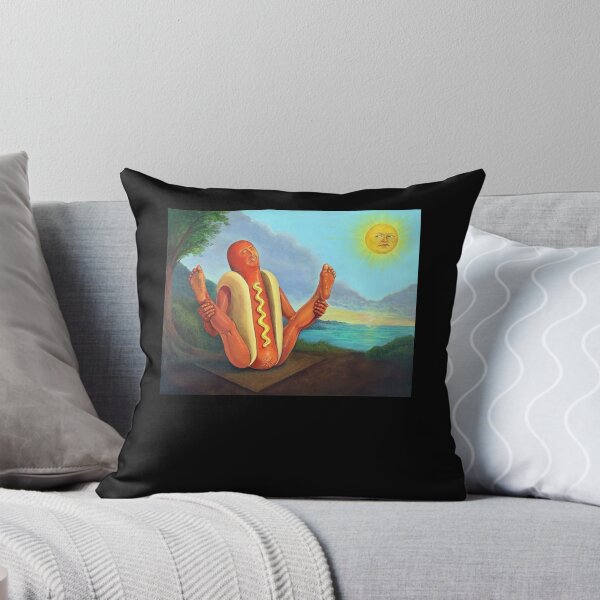 Item preview, Sunning Hotdog Funny Hot Dog Meme designed and sold by studio-ssaam.
