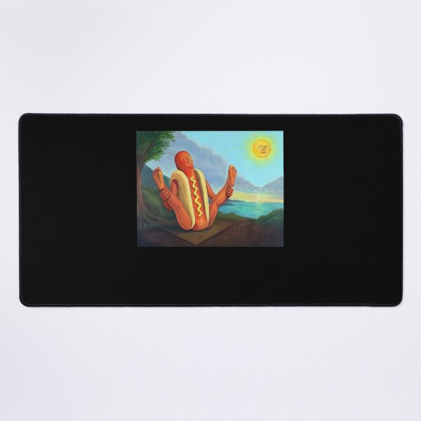 Item preview, Sunning Hotdog Funny Hot Dog Meme designed and sold by studio-ssaam.