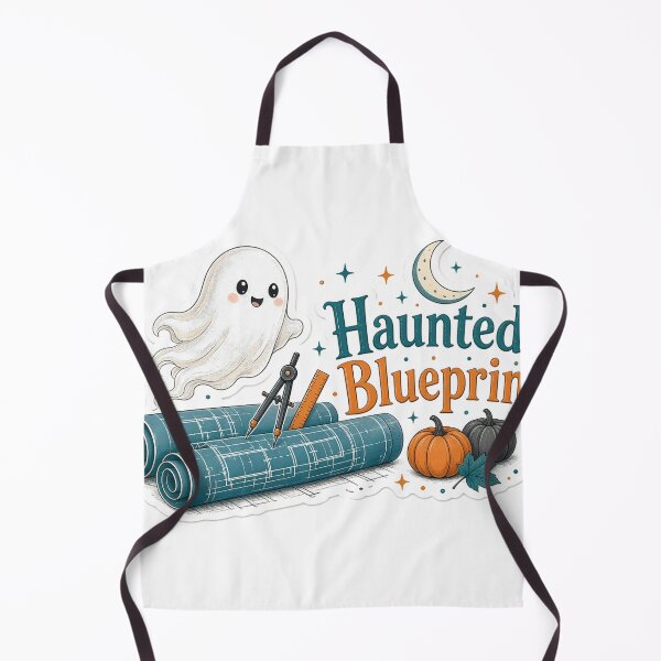 Item preview, Halloween Architect Sticker — Haunted Blueprint designed and sold by Soft Merch.