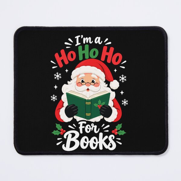 Item preview, Christmas Santa Book Lover I'm a Ho Ho Ho For Books Holiday designed and sold by mraihan.
