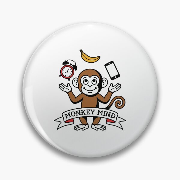 Item preview, Monkey Mind Tattoo Flash: Juggling Every Distraction designed and sold by Osmose-Studio.