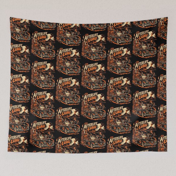 Item preview, Retro Tiki Halloween Spooky Tropical Night Vintage Horror designed and sold by OddityVault.