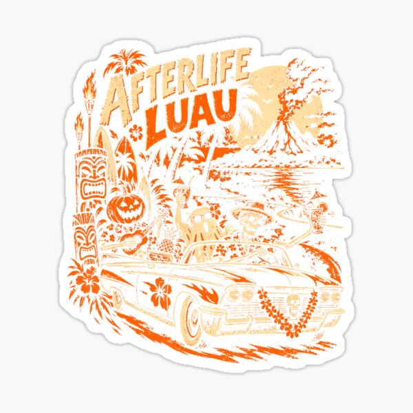 Item preview, Retro Tiki Halloween Spooky Tropical Night Vintage Horror designed and sold by OddityVault.