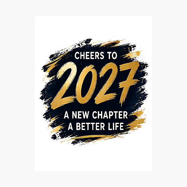 Item preview, Cheers to 2027 New Chapter T-Shirt Oversized T-Shirt designed and sold by GrumpyGorillaz.