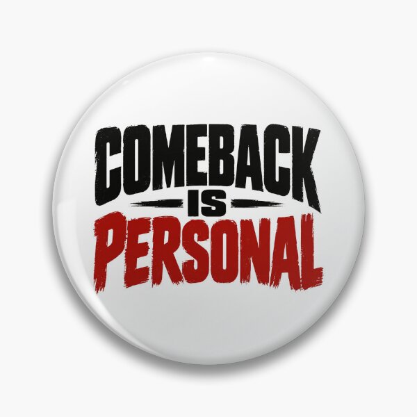 Item preview, The Comeback Is Personal – Motivational Quote & Mountain Climbing Design designed and sold by Lovestickerco.